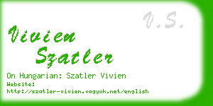 vivien szatler business card